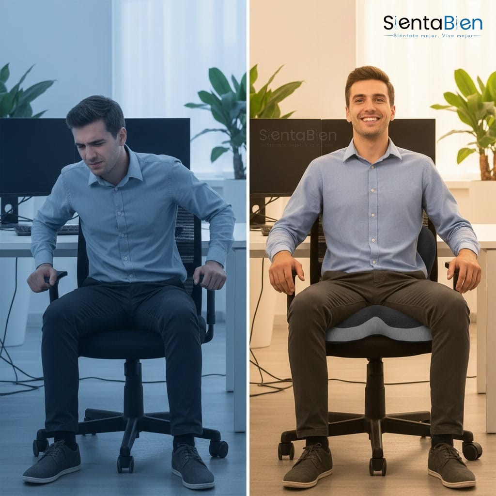 Cojín Ortopédico Premium de Espuma Viscoelástica